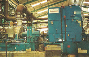steam turbine in sugar mill