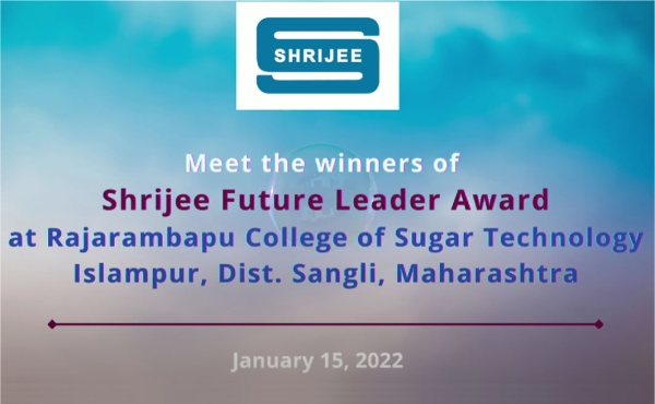 Winners of 2022 Shrijee Future Leader Award at Rajarambapu College