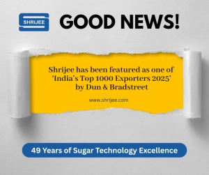 Proud to share that Shrijee has been featured in Dun &amp; Bradstreet&rsquo;s &ldquo;India&rsquo;s Top 1000 Exporters 2025"